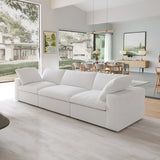 Classic Modular 3-Seater Sofa in White
