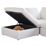 Classic Modular 3-Seater Sectional in White