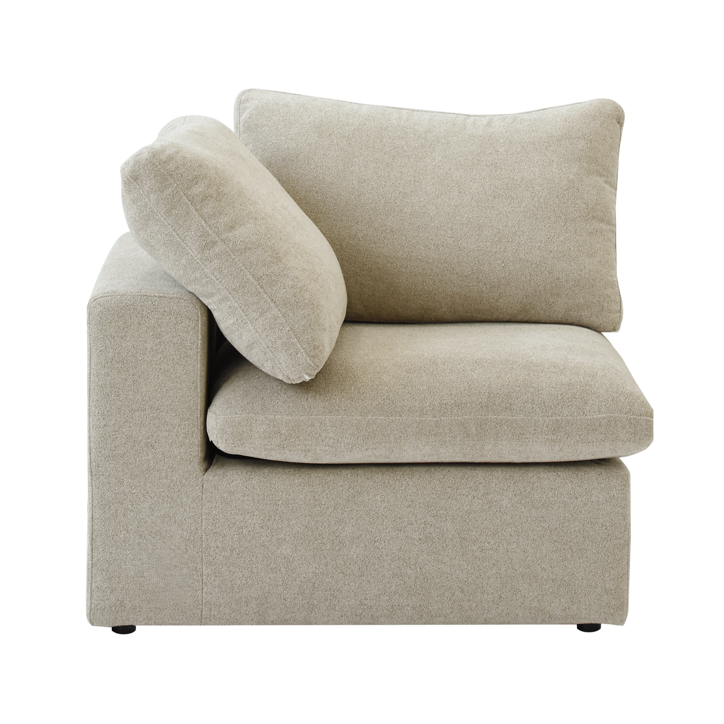 Classic Modular Corner Piece (L&R Armrest) in Khaki