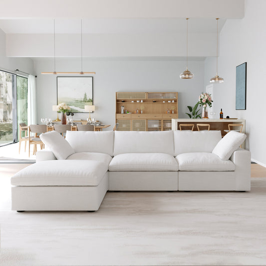 Classic Modular 3-Seater Sectional in White