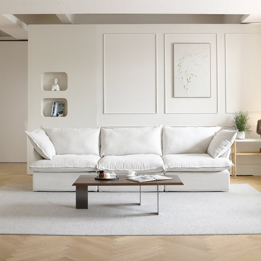 Modular Luxe 3-Seater Sofa in White