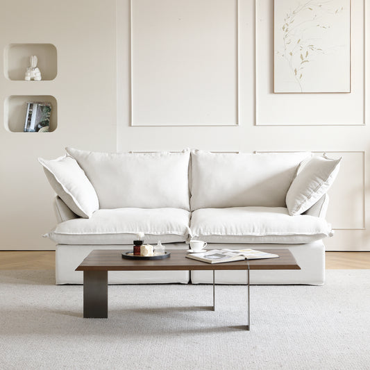 Modular Luxe 2-Seater Sofa in White