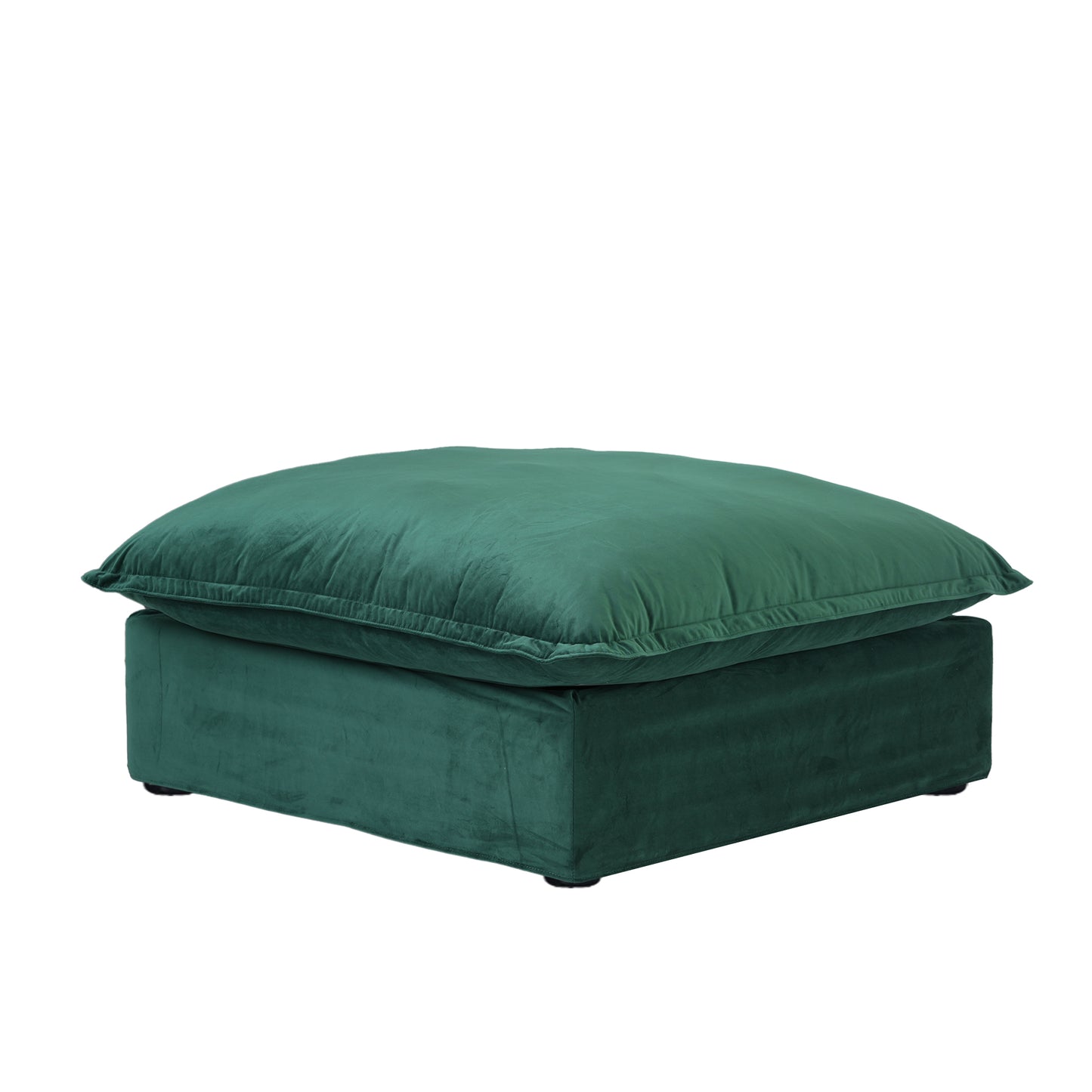 Modular Luxe Ottoman Piece in Pine